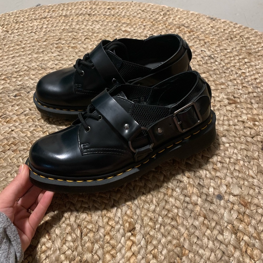 Dr.Martens black leather Fulmar women’s 9 men’s 7